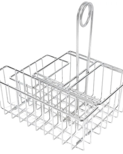 Khay Đựng Gia Vị Chữ Nhật 4 Ngăn GET 4-21696 - Mạ Chrome