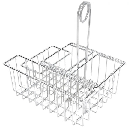 Khay Đựng Gia Vị Chữ Nhật 4 Ngăn GET 4-21696 - Mạ Chrome