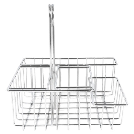 Khay Đựng Gia Vị Chữ Nhật 4 Ngăn GET 4-21696 - Mạ Chrome