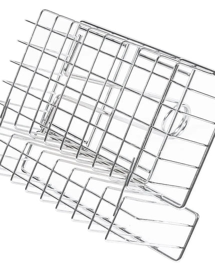 Khay Đựng Gia Vị Chữ Nhật 4 Ngăn GET 4-21696 - Mạ Chrome