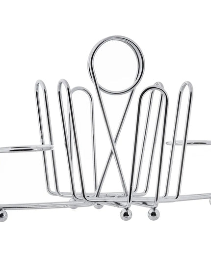 Khay Đựng Gia Vị Chữ Nhật 4 Ngăn Tablecraft 591C Dây Thép Mạ Chrome