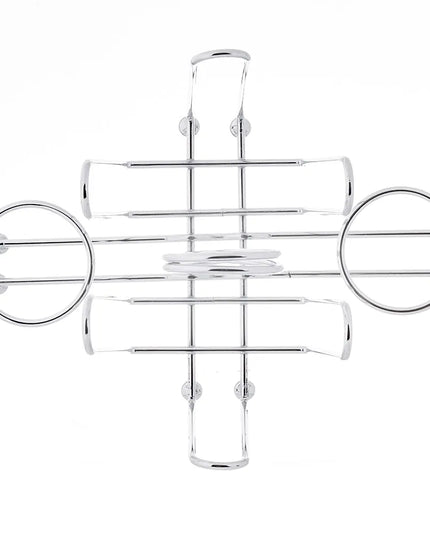 Khay Đựng Gia Vị Chữ Nhật 4 Ngăn Tablecraft 591C Dây Thép Mạ Chrome
