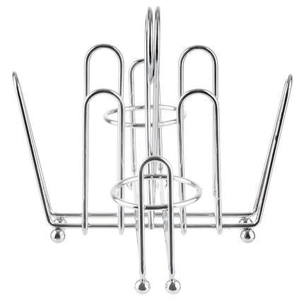Khay Đựng Gia Vị Chữ Nhật 4 Ngăn Tablecraft 591C Dây Thép Mạ Chrome