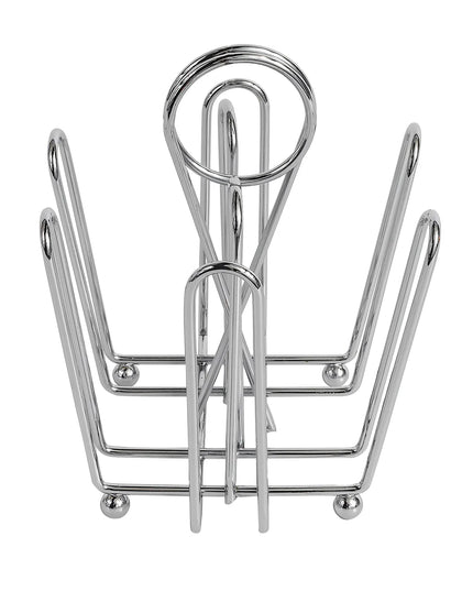 Khay Đựng Gia Vị Chữ Nhật 4 Ngăn Tablecraft 597C Dây Thép Mạ Chrome