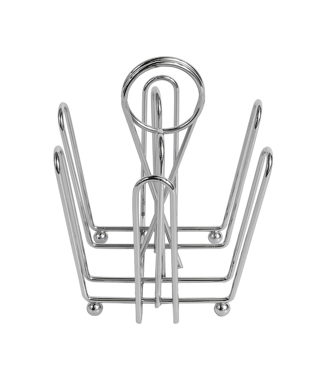 Khay Đựng Gia Vị Chữ Nhật 4 Ngăn Tablecraft 597C Dây Thép Mạ Chrome