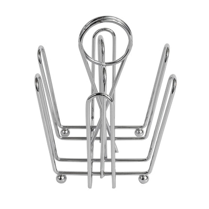 Khay Đựng Gia Vị Chữ Nhật 4 Ngăn Tablecraft 597C Dây Thép Mạ Chrome