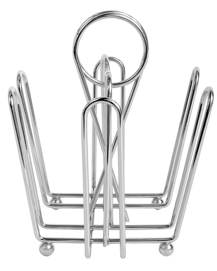 Khay Đựng Gia Vị Chữ Nhật 4 Ngăn Tablecraft 597C Dây Thép Mạ Chrome