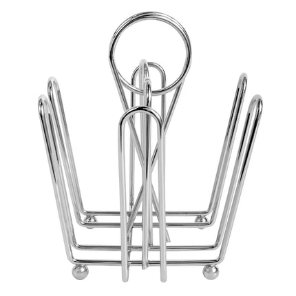 Khay Đựng Gia Vị Chữ Nhật 4 Ngăn Tablecraft 597C Dây Thép Mạ Chrome