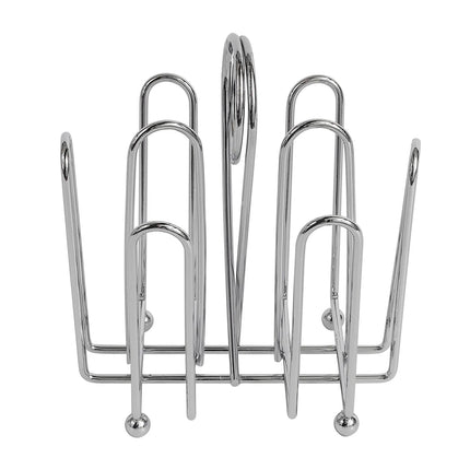 Khay Đựng Gia Vị Chữ Nhật 4 Ngăn Tablecraft 597C Dây Thép Mạ Chrome