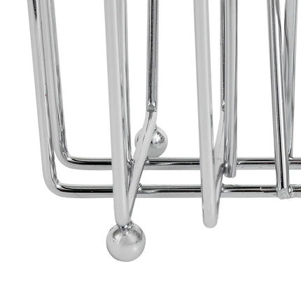 Khay Đựng Gia Vị Chữ Nhật 4 Ngăn Tablecraft 597C Dây Thép Mạ Chrome