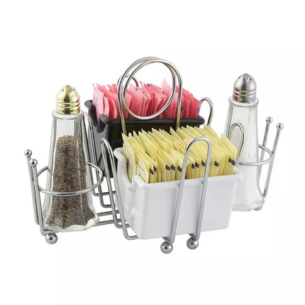Khay Đựng Gia Vị Chữ Nhật 4 Ngăn Winco WH-1 - Dây Kim Loại Mạ Chrome