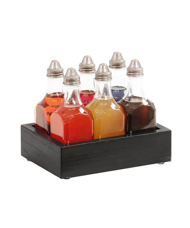 Khay Đựng Gia Vị Chữ Nhật Cal-Mil 3932-87 18.4 x 14 x 16.5 cm Gỗ Đen