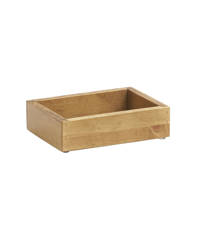 Khay Đựng Gia Vị Chữ Nhật Cal-Mil 3932-99 - 18.4 x 14 x 16.5 cm, Gỗ, Nâu