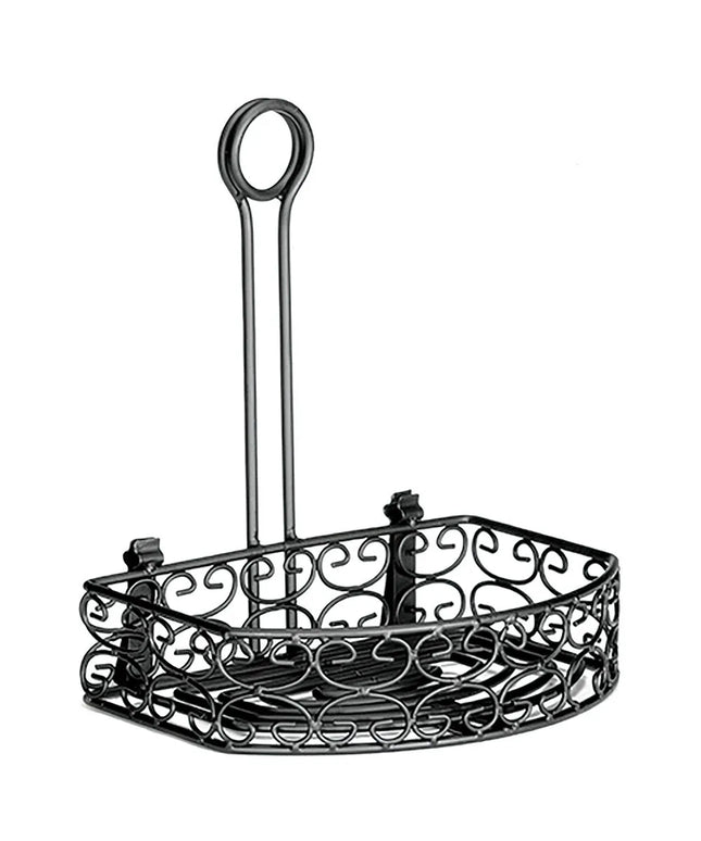 Khay Đựng Gia Vị Nửa Vòng Tablecraft BK259512 Kim Loại Đen