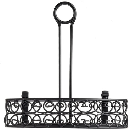Khay Đựng Gia Vị Nửa Vòng Tablecraft BK259512 Kim Loại Đen