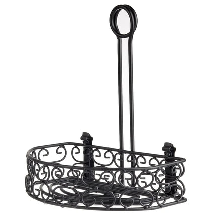 Khay Đựng Gia Vị Nửa Vòng Tablecraft BK259512 Kim Loại Đen