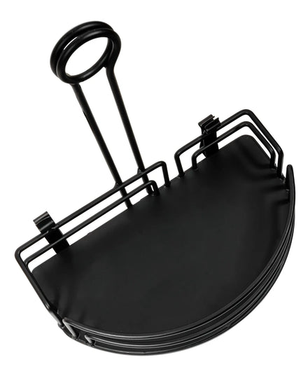 Khay Đựng Gia Vị Nửa Vòng Tablecraft BK59512 Kim Loại Đen