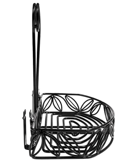 Khay Đựng Gia Vị Nửa Vòng Tròn American Metalcraft CRL86 - Sắt Rèn, Đen