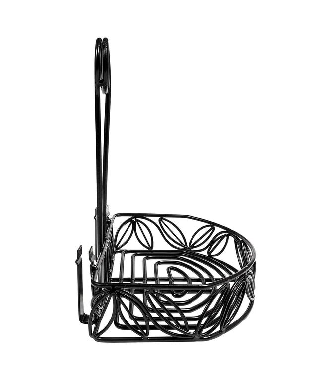 Khay Đựng Gia Vị Nửa Vòng Tròn American Metalcraft CRL86 - Sắt Rèn, Đen