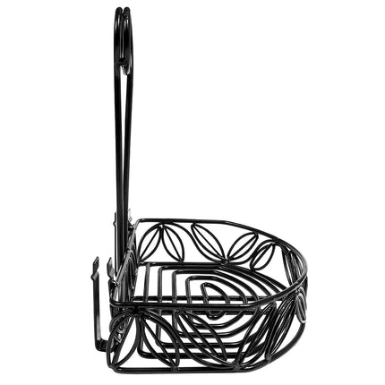 Khay Đựng Gia Vị Nửa Vòng Tròn American Metalcraft CRL86 - Sắt Rèn, Đen