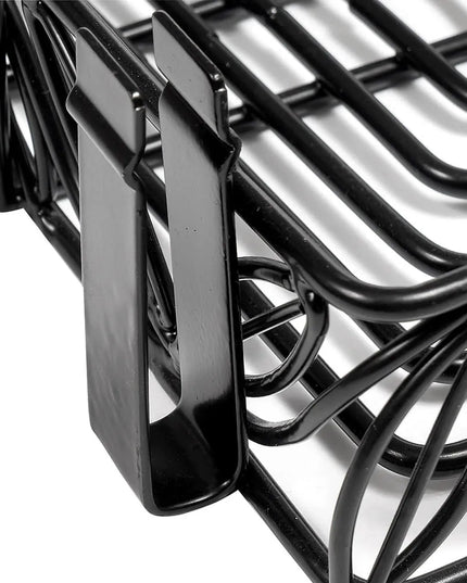 Khay Đựng Gia Vị Nửa Vòng Tròn American Metalcraft CRL86 - Sắt Rèn, Đen