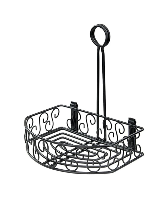 Khay Đựng Gia Vị Nửa Vòng Tròn Winco WBKH-6SB - Dây Kim Loại, Đen