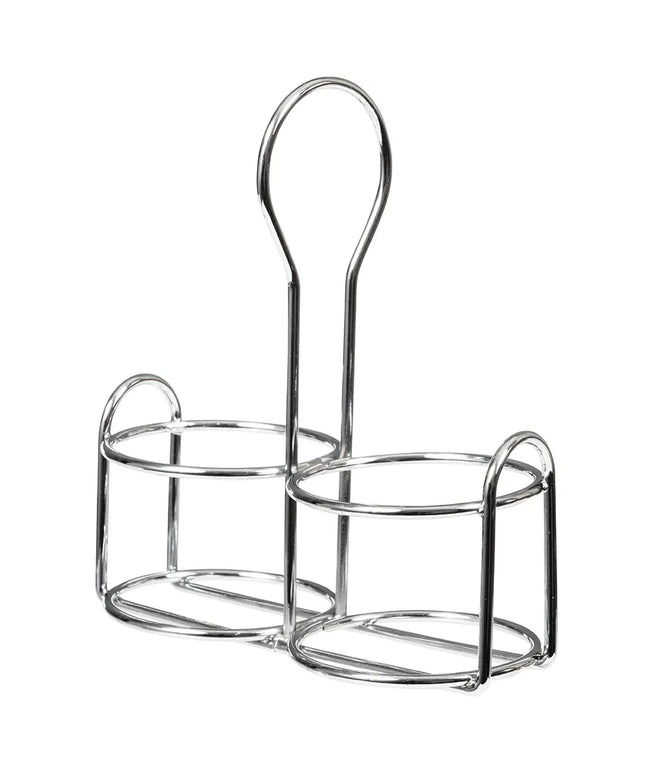 Khay Đựng Gia Vị Oval 2 Ngăn American Metalcraft MCADDY - Inox