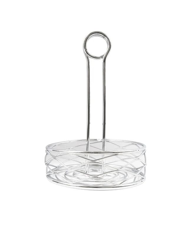 Khay Đựng Gia Vị Tròn American Metalcraft RBNC26 - Dây Kim Loại Mạ Chrome