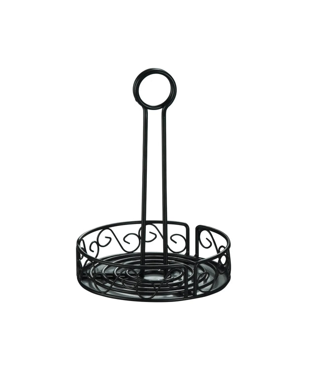 Khay Đựng Gia Vị Tròn American Metalcraft WBCC6 Sắt Rèn Đen