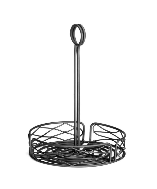 Khay Đựng Gia Vị Tròn Tablecraft BK1780 Kim Loại Đen