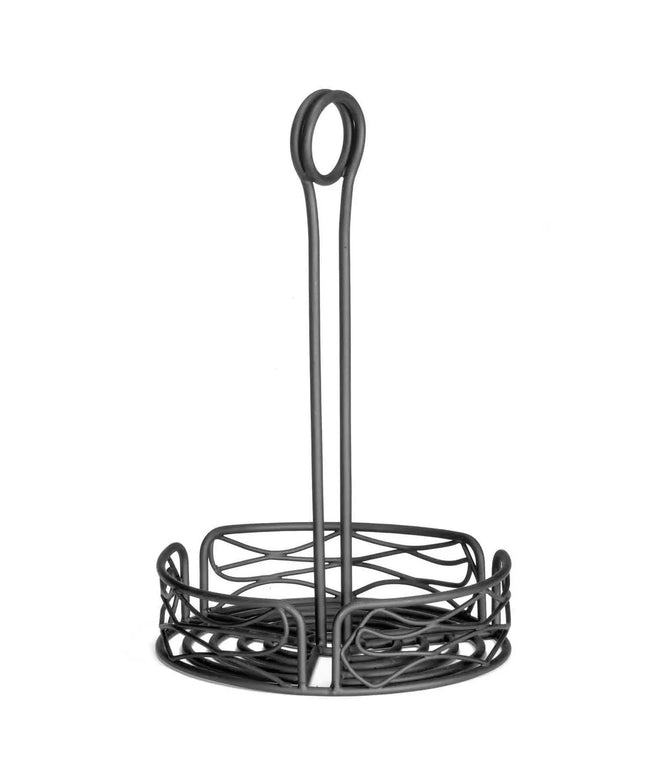 Khay Đựng Gia Vị Tròn Tablecraft BK2780 Kim Loại Đen