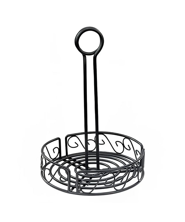 Khay Đựng Gia Vị Tròn Winco WBKH-6R - Dây Kim Loại, Đen