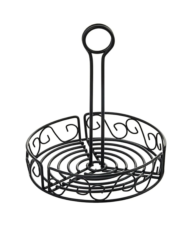 Khay Đựng Gia Vị Tròn Winco WBKH-7R - Dây Kim Loại, Đen
