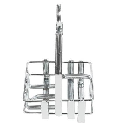 Khay Đựng Gia Vị Vuông 3 Ngăn Winco WH-7 - Kim Loại Mạ Chrome