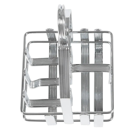 Khay Đựng Gia Vị Vuông 3 Ngăn Winco WH-7 - Kim Loại Mạ Chrome