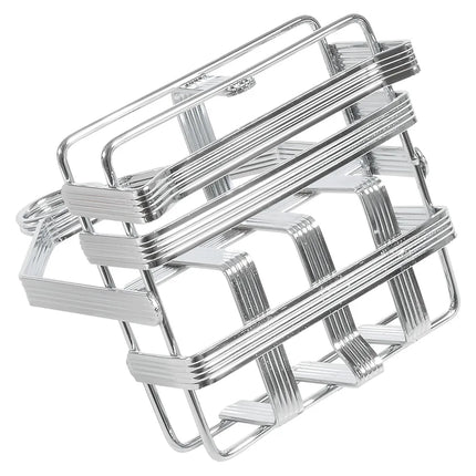 Khay Đựng Gia Vị Vuông 3 Ngăn Winco WH-7 - Kim Loại Mạ Chrome