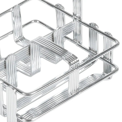 Khay Đựng Gia Vị Vuông 3 Ngăn Winco WH-7 - Kim Loại Mạ Chrome