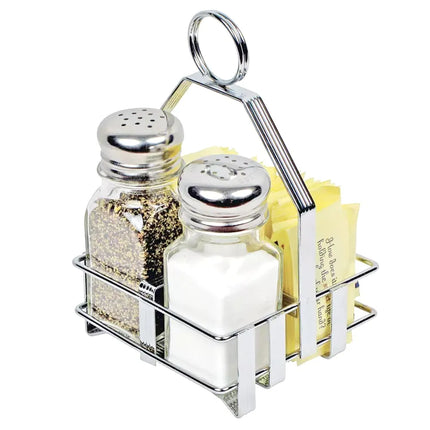 Khay Đựng Gia Vị Vuông 3 Ngăn Winco WH-7 - Kim Loại Mạ Chrome