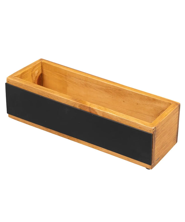 Khay Đựng Ly Thử Cal-Mil 3058 Có Thể Viết Lên 26 x 8.3 x 7 cm Gỗ