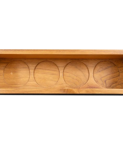 Khay Đựng Ly Thử Cal-Mil 3058 Có Thể Viết Lên 26 x 8.3 x 7 cm Gỗ