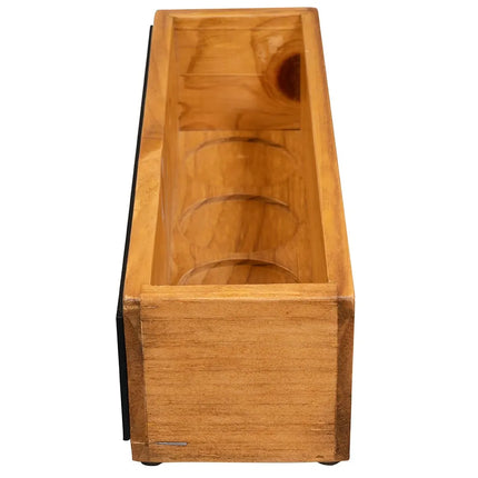 Khay Đựng Ly Thử Cal-Mil 3058 Có Thể Viết Lên 26 x 8.3 x 7 cm Gỗ