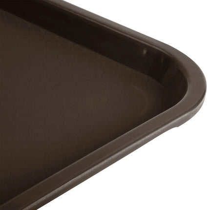 Khay Đựng Thức Ăn Nhanh Nhựa Vollrath 86111 40.6 cm x 30.5 cm Nâu