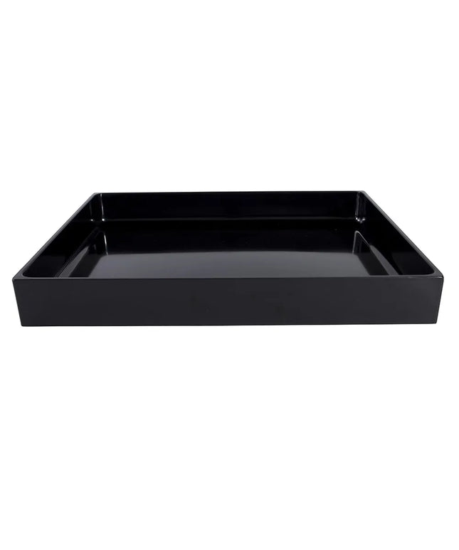 Khay Đựng Thực Phẩm Chữ Nhật Elite Global Solutions M12152-B Melamine Đen 38.1 x 30.5 x 5.1 cm