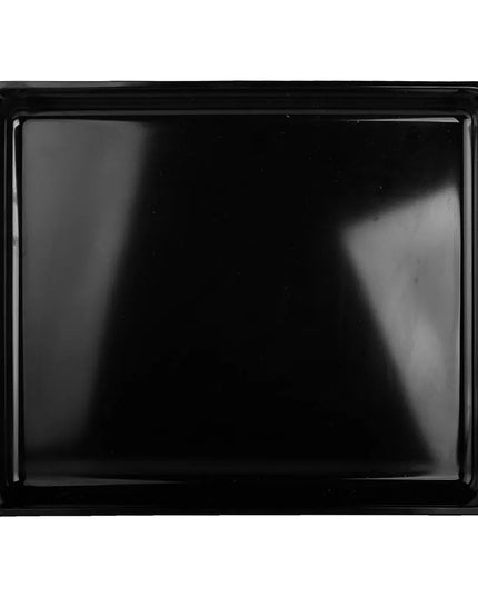 Khay Đựng Thực Phẩm Chữ Nhật Elite Global Solutions M21012-B Melamine Đen 30.5 x 25.4 x 5.1 cm