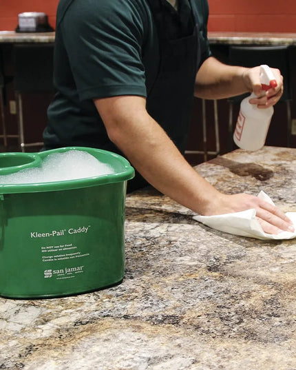 Khay Đựng Xô San Jamar KP500 Kleen Pail Caddy - Kèm Xô Và Bình Xịt