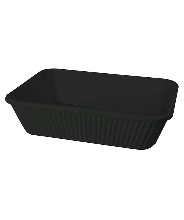 Khay Hầm Chữ Nhật Melamine Đen GET ML-177-BK 2.84 l