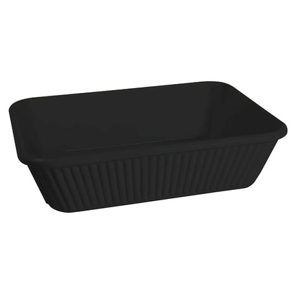 Khay Hầm Chữ Nhật Melamine Đen GET ML-177-BK 2.84 l