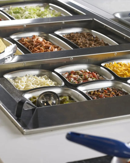 Khay Hâm Nóng Vollrath 40003.166666666664 Cỡ 14.6 x 14.6 x 12.1 cm Inox Chải Xước