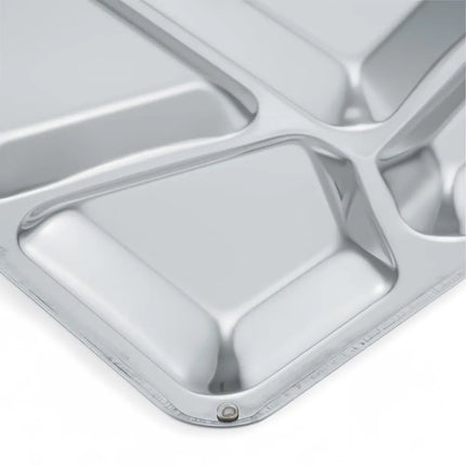 Khay Inox Hình Chữ Nhật Vollrath 47252 6 Ngăn 39.4 x 29.5 cm