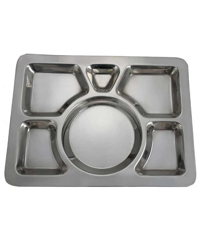 Khay Inox Hình Chữ Nhật Winco SMT-1 6 Ngăn, 39.4 x 29.2 cm